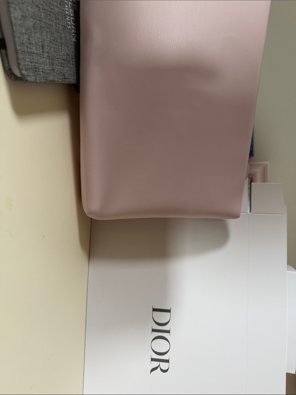 Pink Embossed Zip Pouch - Picture 2 of 4